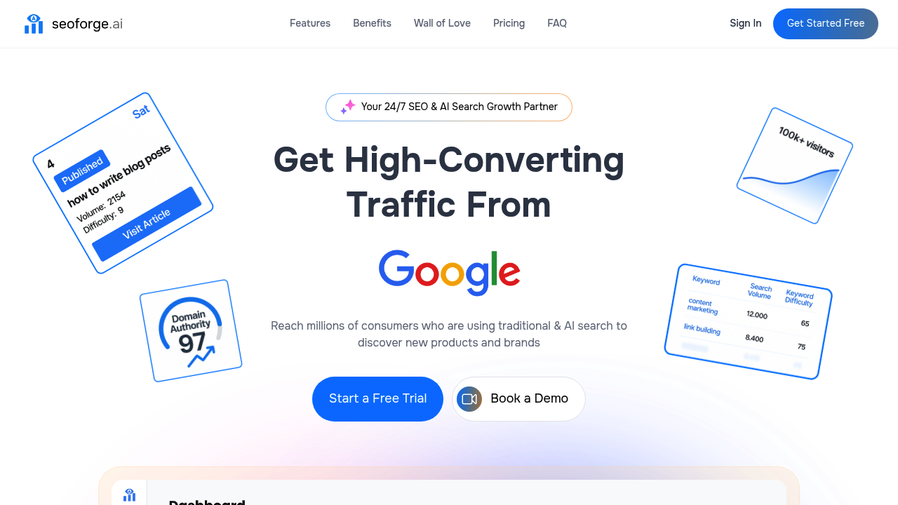 SEOForge.ai screenshot