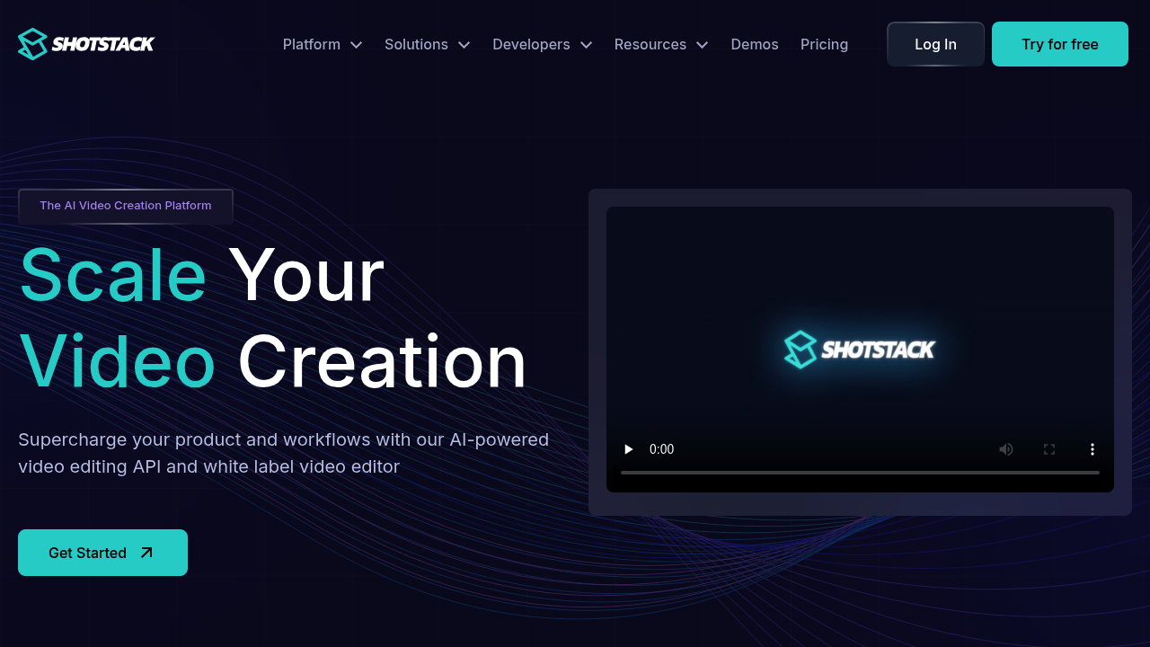 Shotstack screenshot