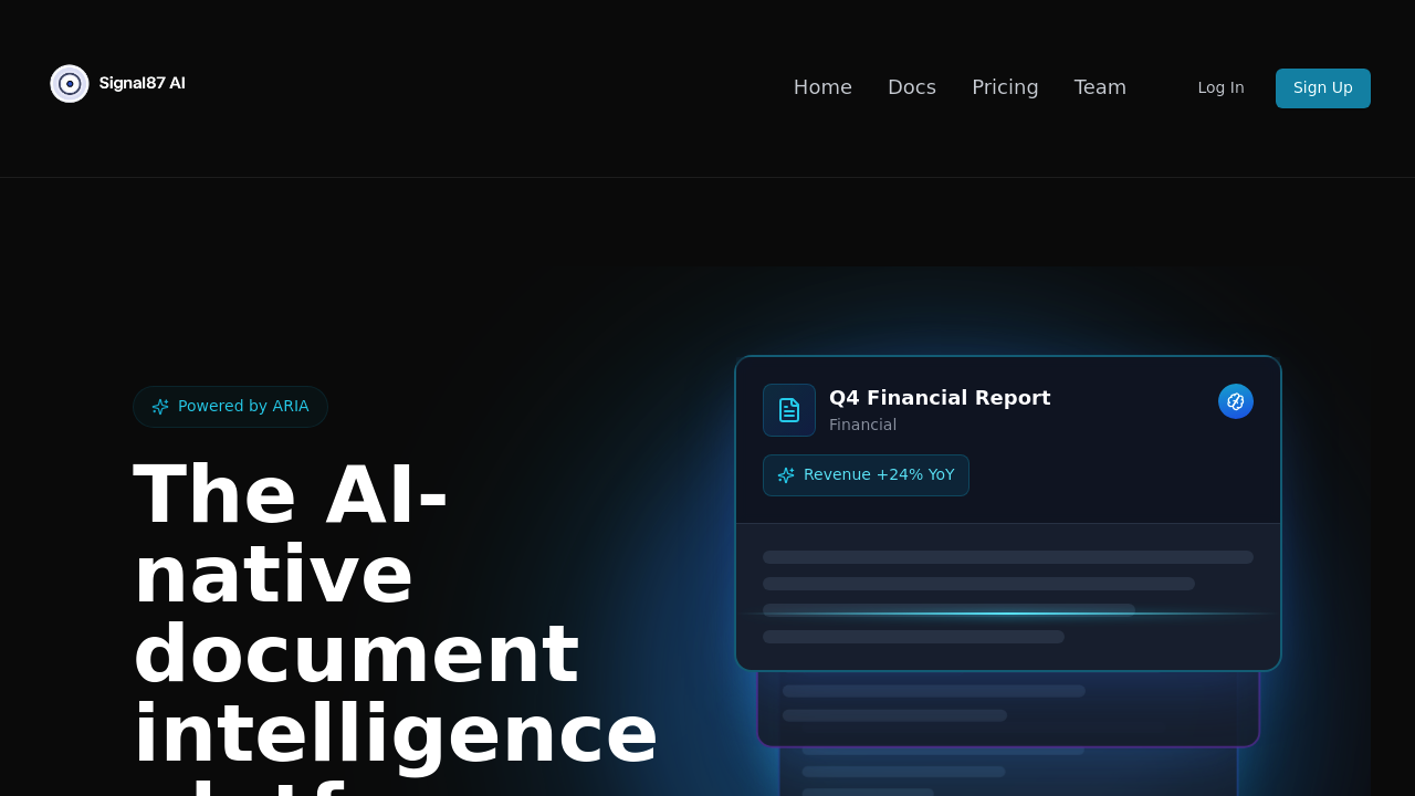 Signal87 AI screenshot