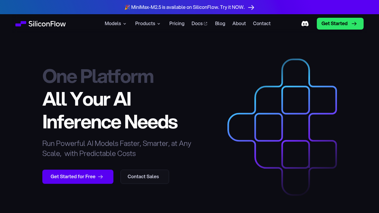 SiliconFlow screenshot
