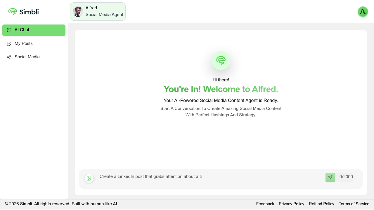 Alfred by Simbli.ai screenshot
