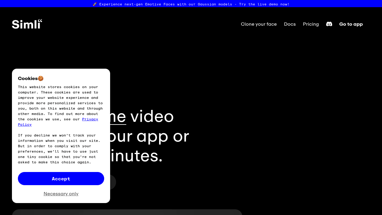 Simli screenshot