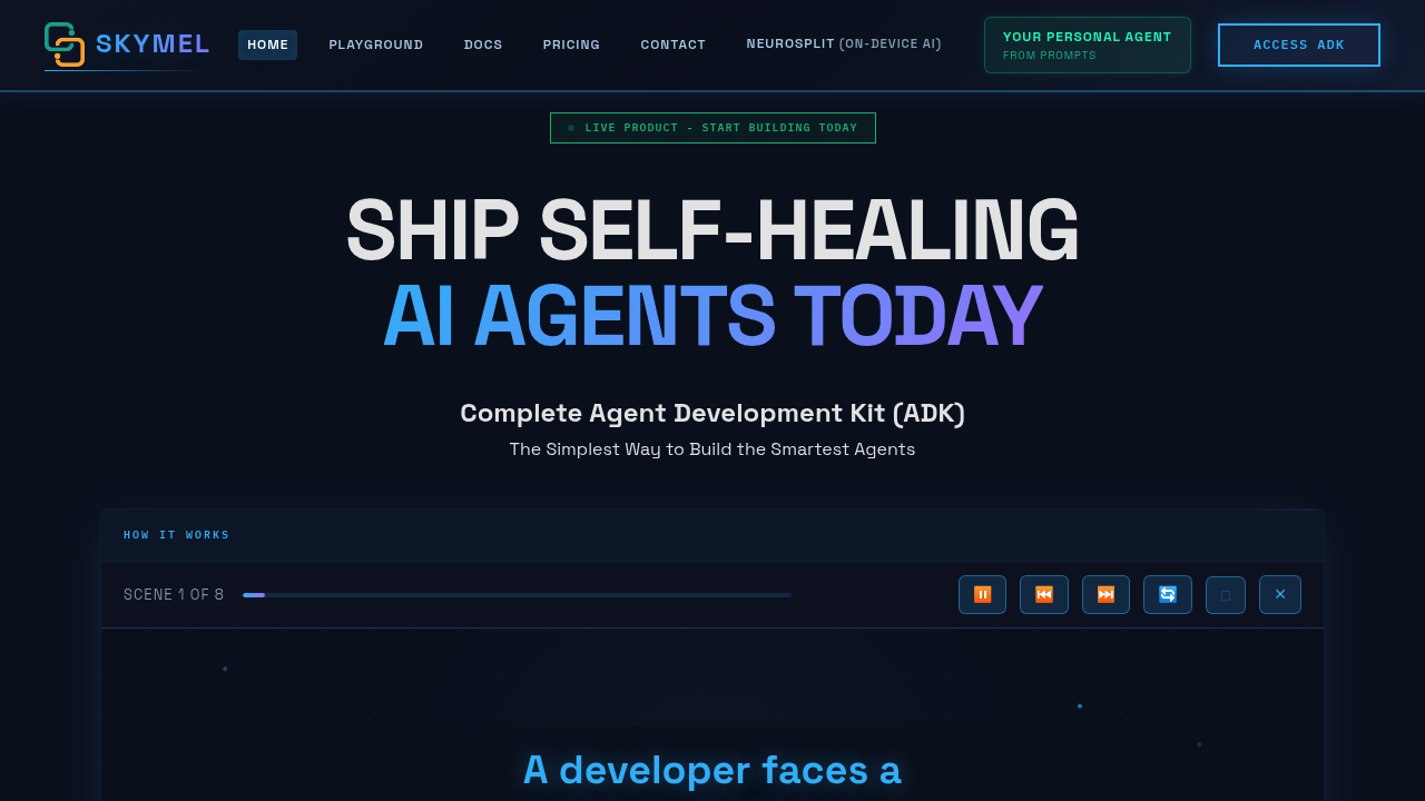 Skymel ADK (Agent Development Kit) screenshot