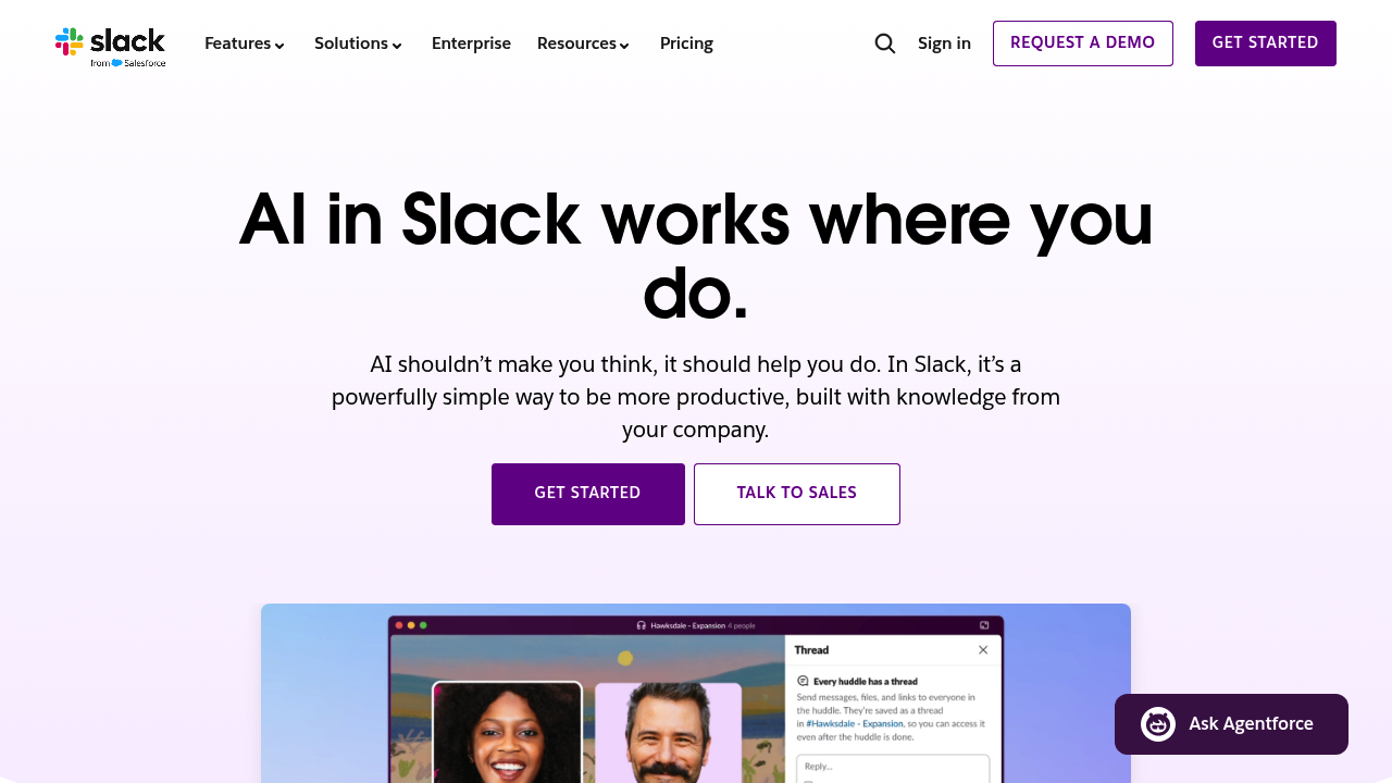 Slack AI screenshot