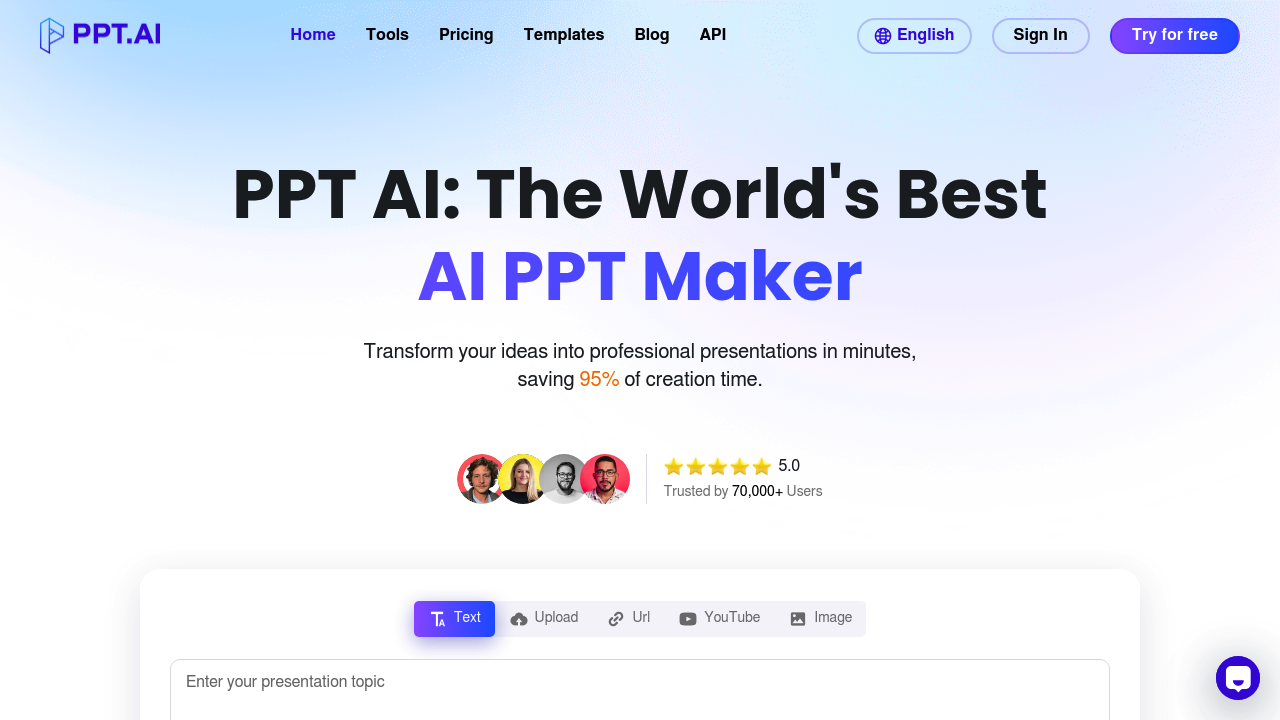 Slidely AI screenshot