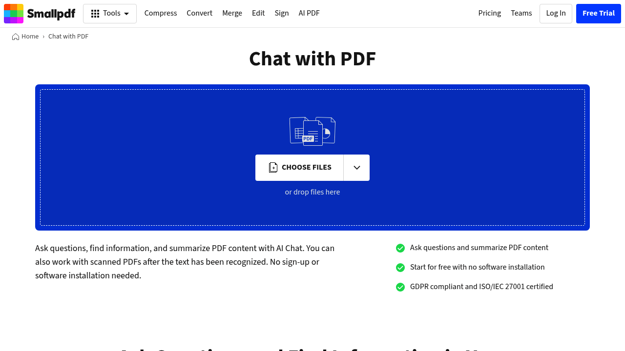 Smallpdf AI PDF screenshot