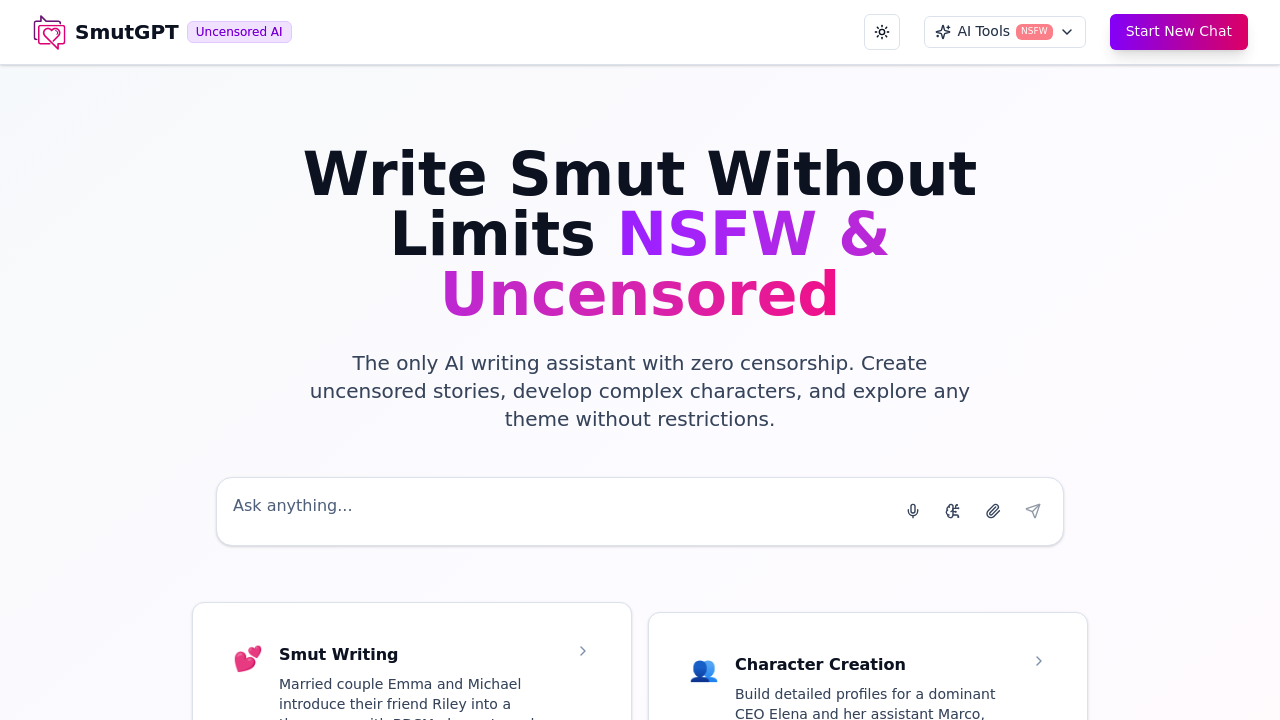 SmutGPT AI screenshot