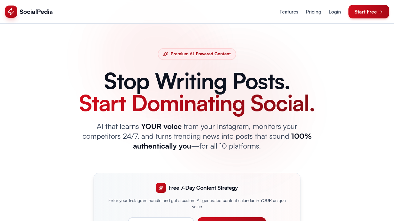 SocialPedia screenshot