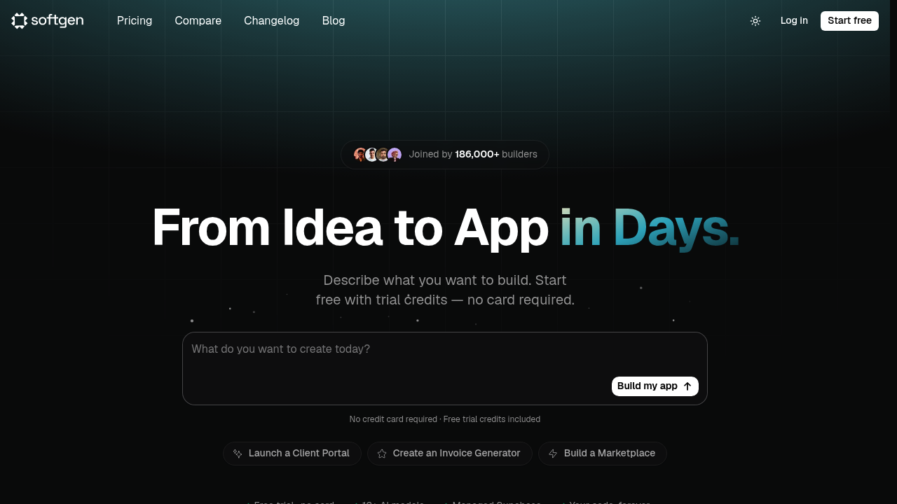 Softgen screenshot