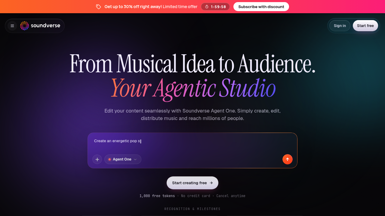 Soundverse screenshot