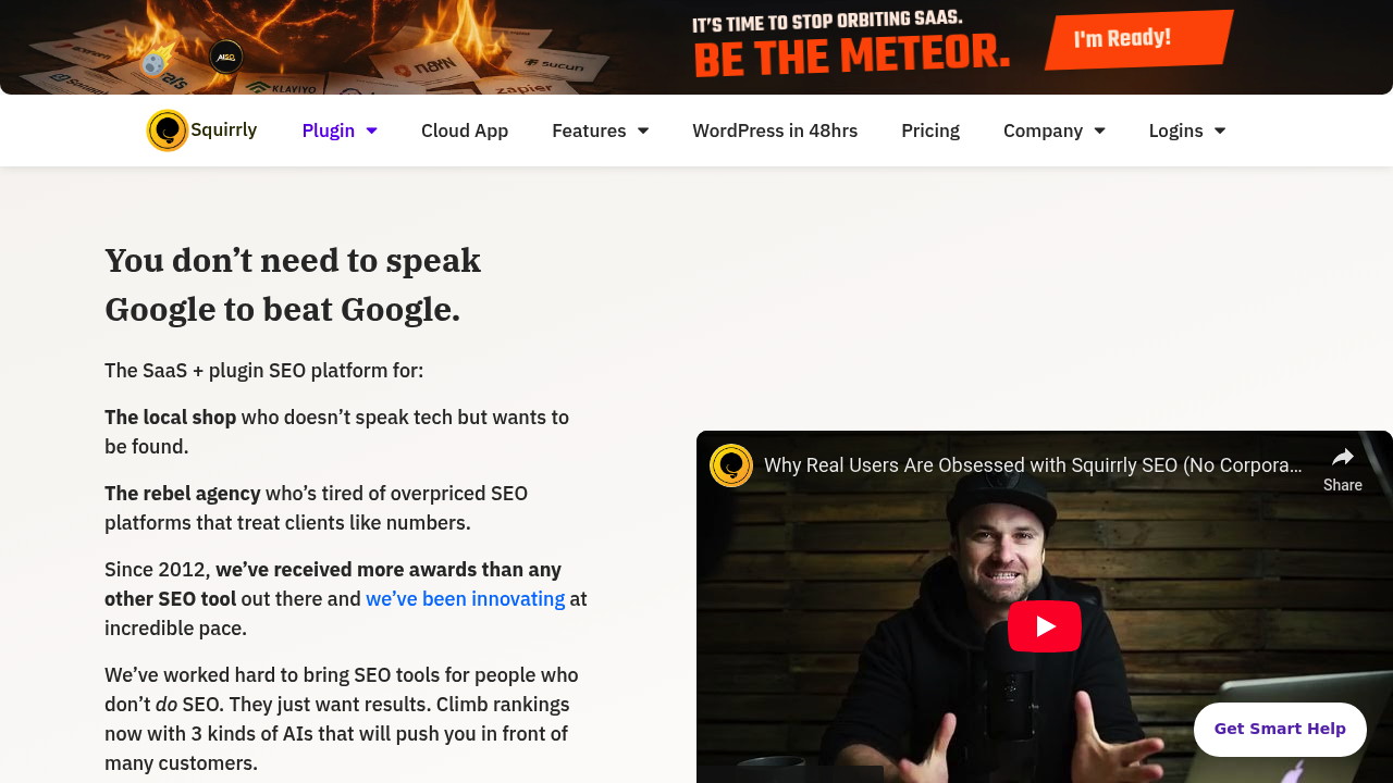 Squirrly SEO screenshot
