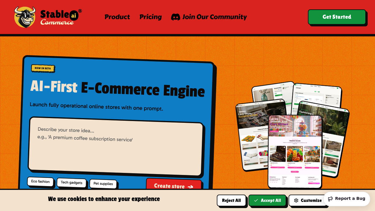 Stable Commerce screenshot
