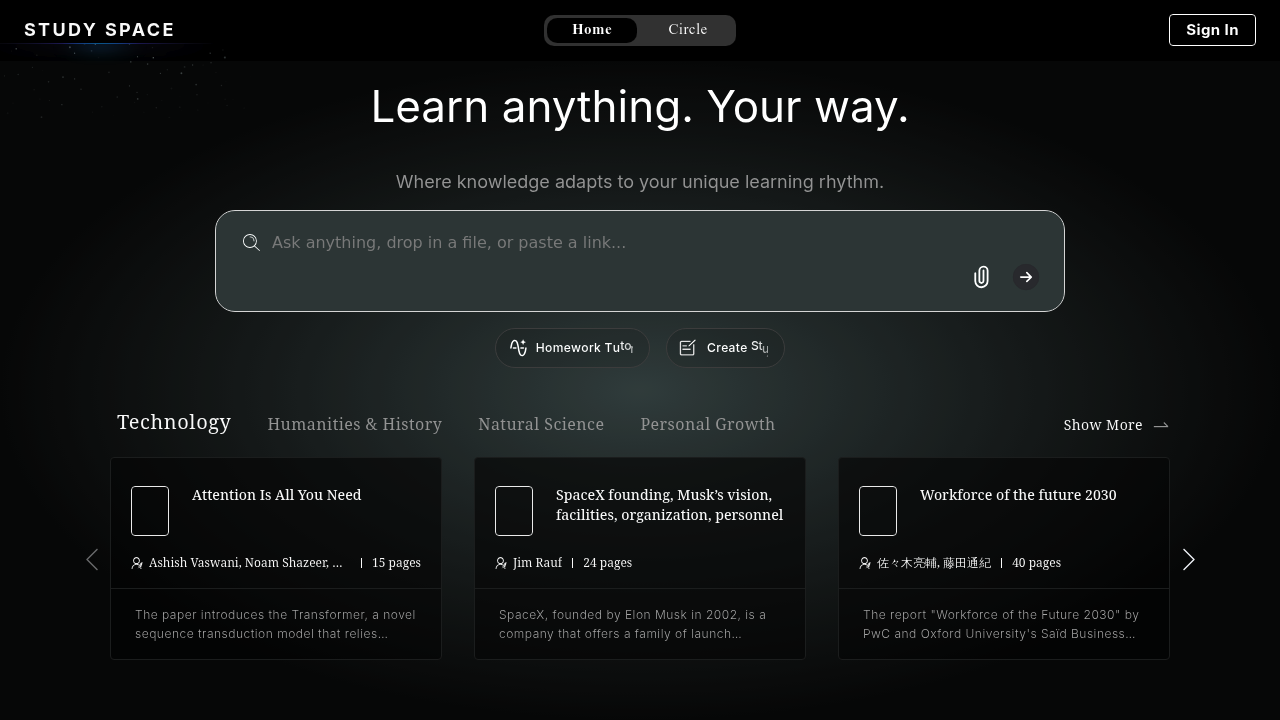 Study Space screenshot