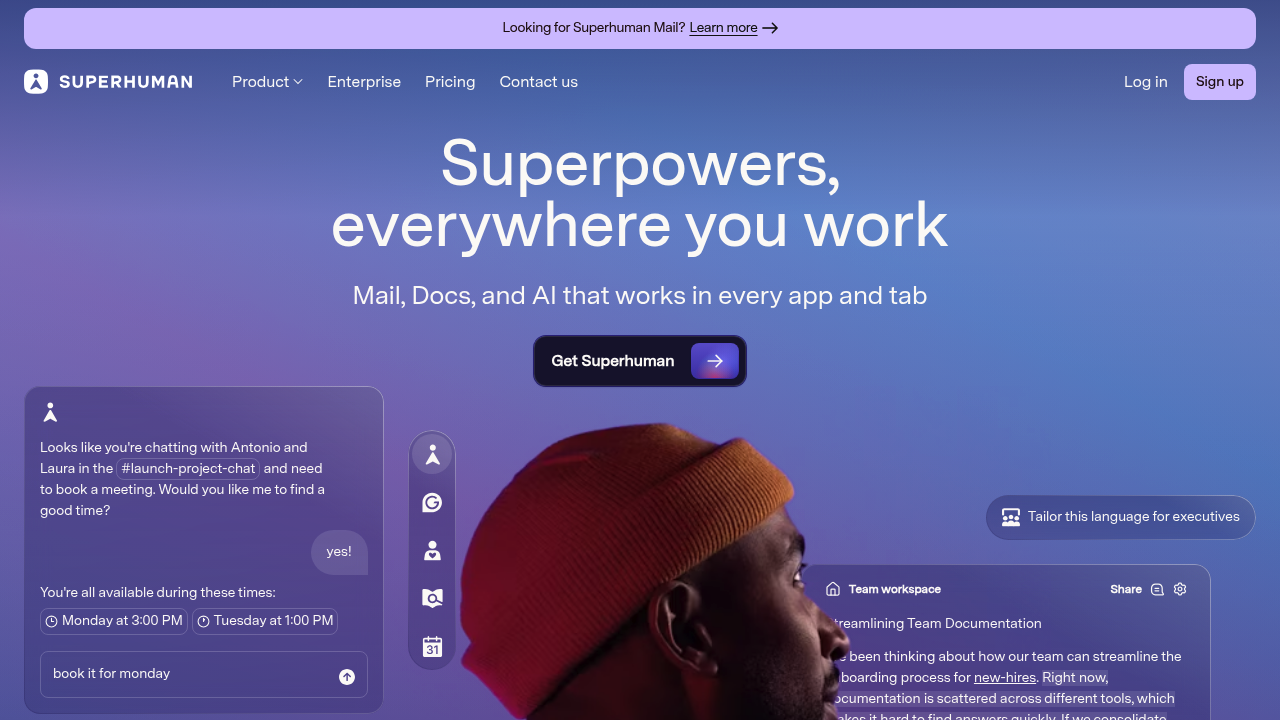 Superhuman screenshot