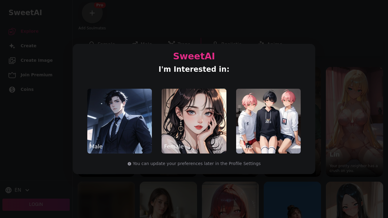 SweetAI screenshot