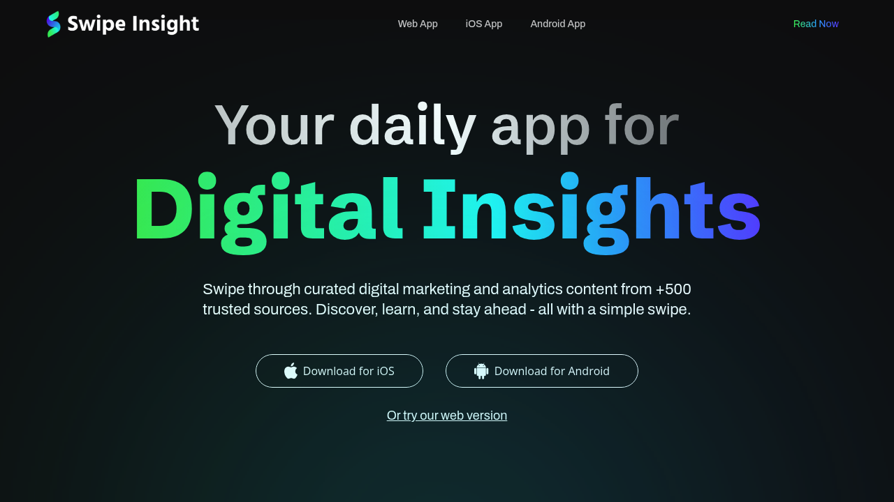 Swipe Insight screenshot