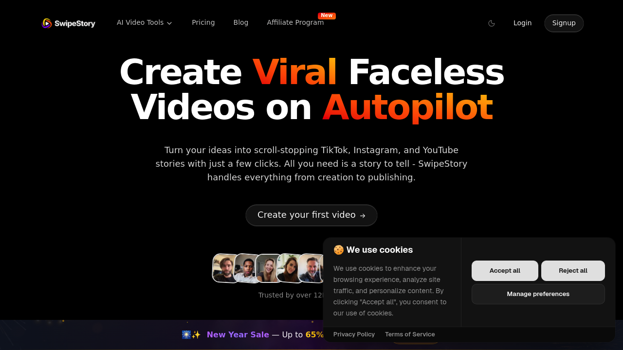 SwipeStory AI screenshot