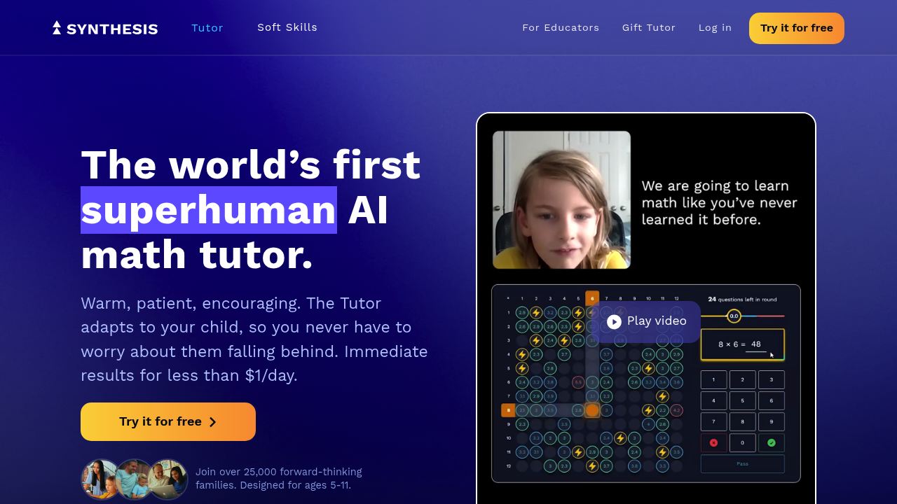 Synthesis screenshot