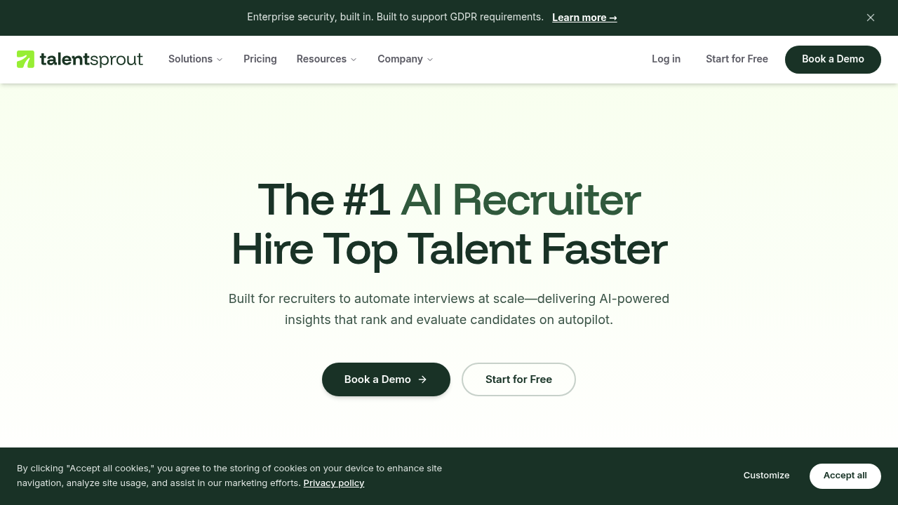 TalentSprout screenshot