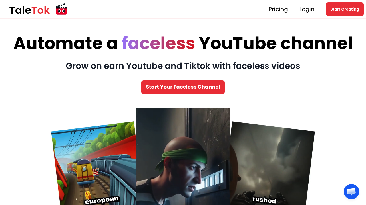 TaleTok.io screenshot