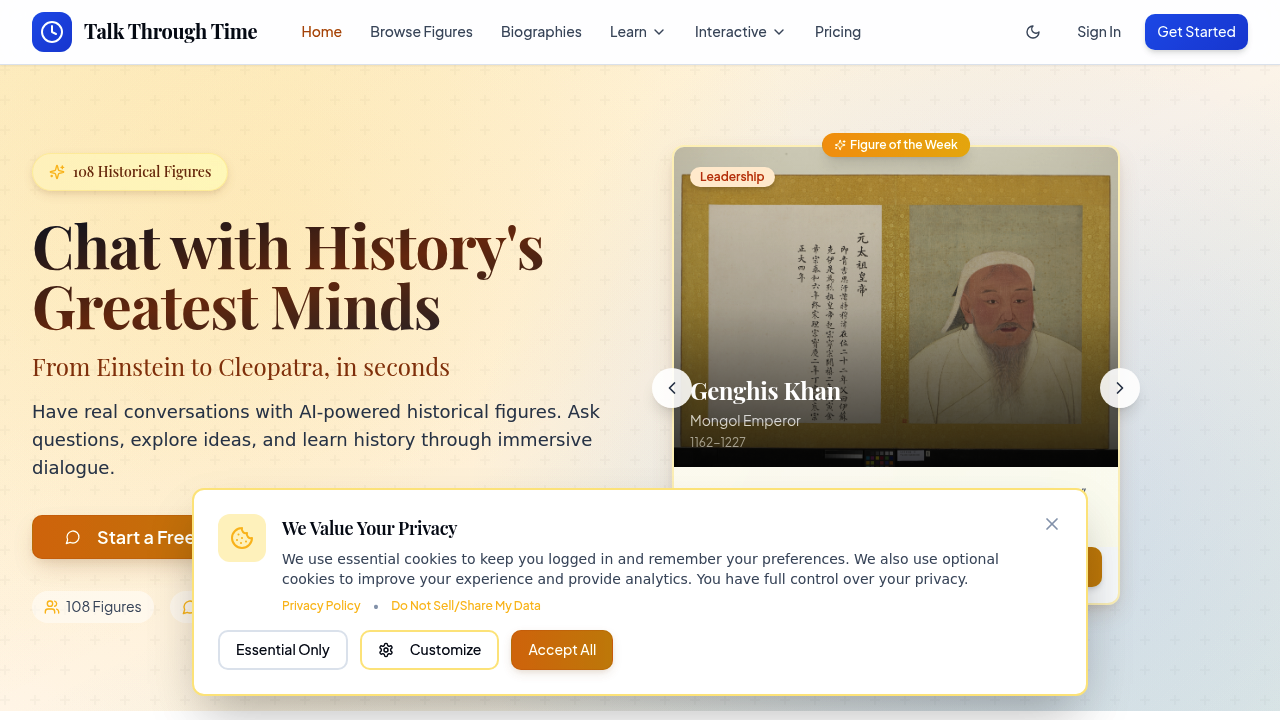 Talk Through Time screenshot