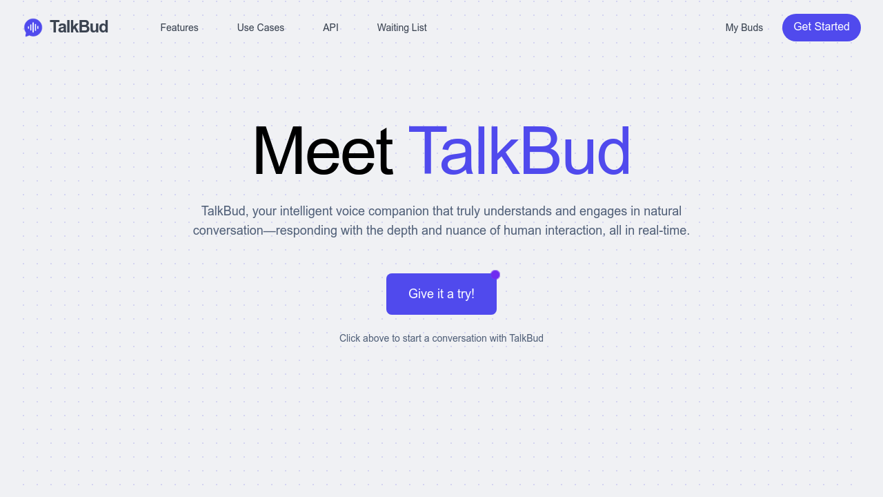 TalkBud screenshot