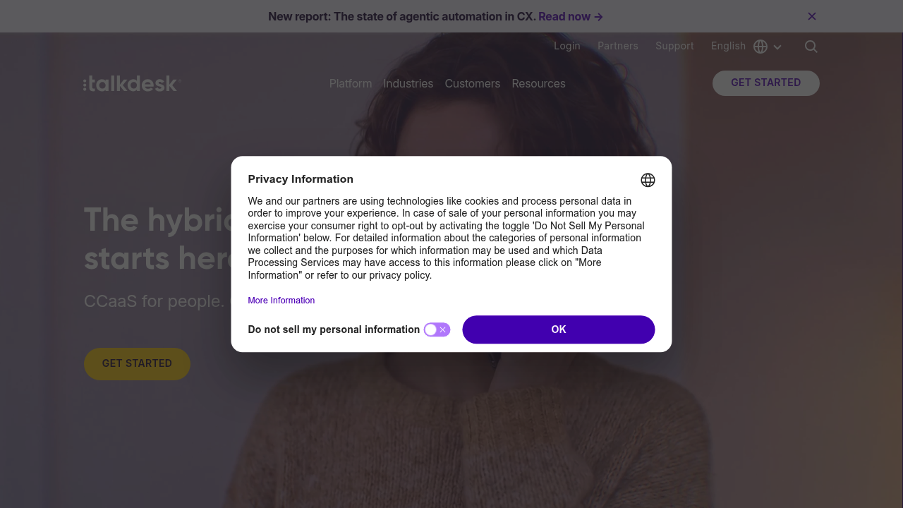 Talkdesk screenshot