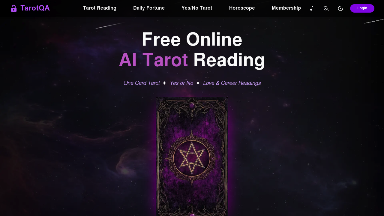 TarotQA screenshot