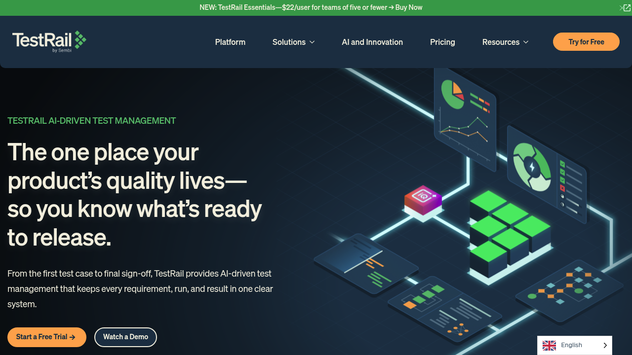 TestRail screenshot