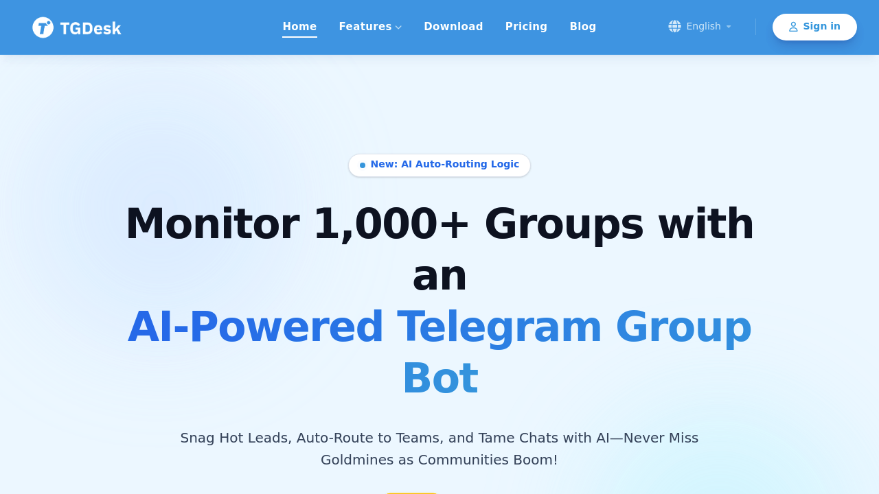 TGDesk screenshot