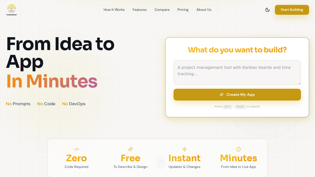 ThinkRoot - The AI Compiler screenshot