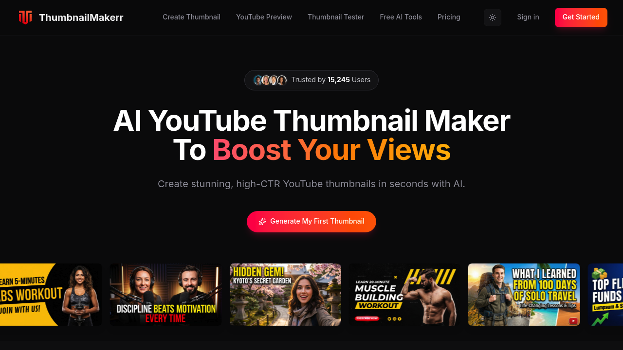 ThumbnailMakerr screenshot