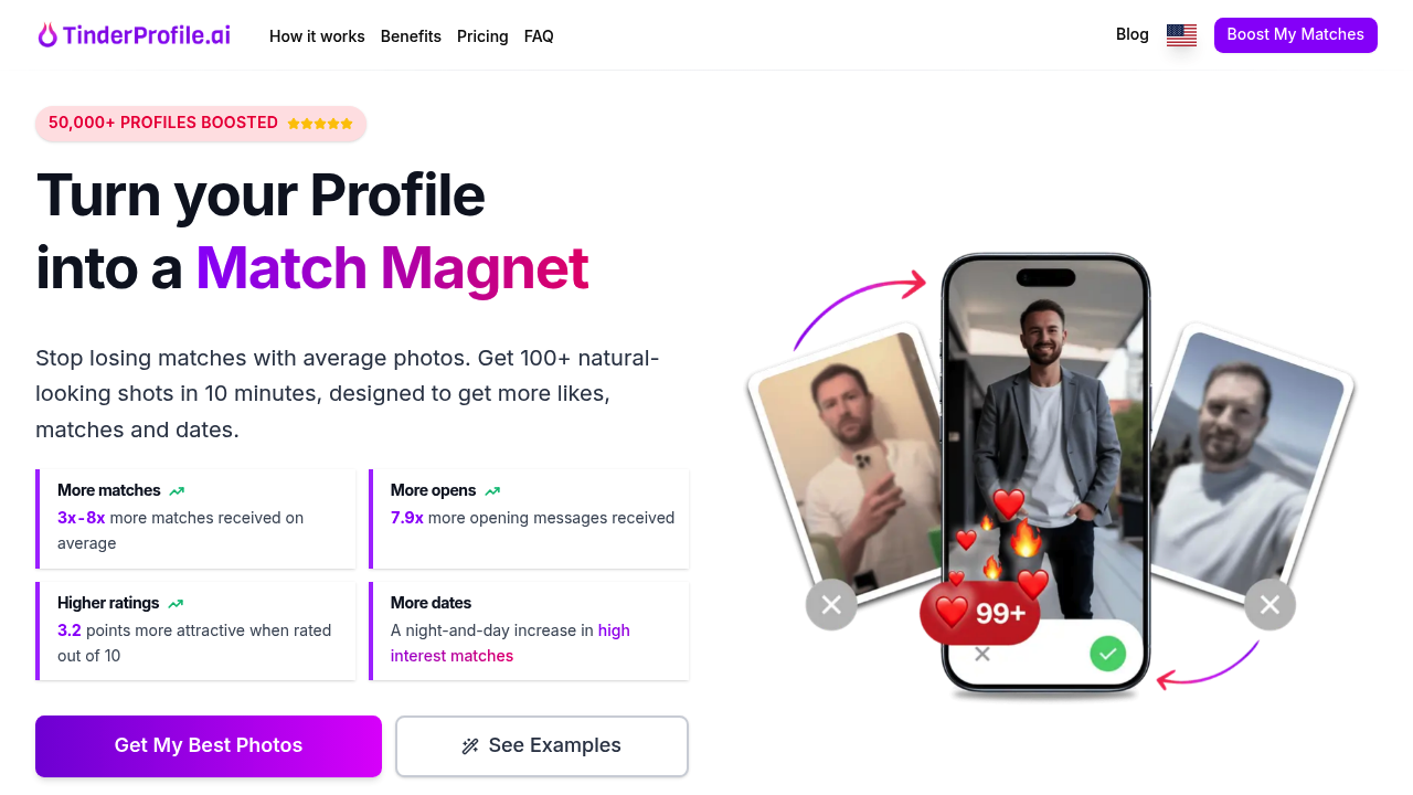 TinderProfile.ai screenshot