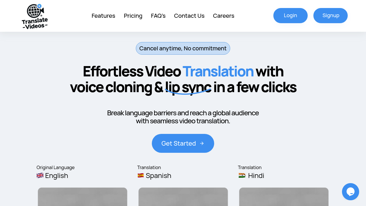 Translate Videos screenshot