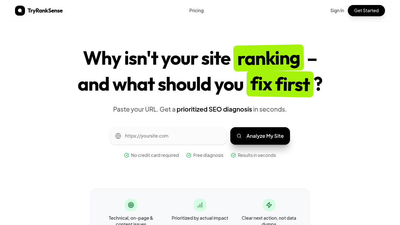 TryRankSense screenshot