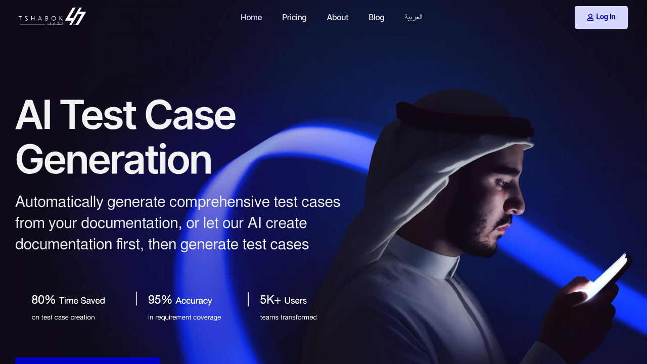 Tshabok AI screenshot