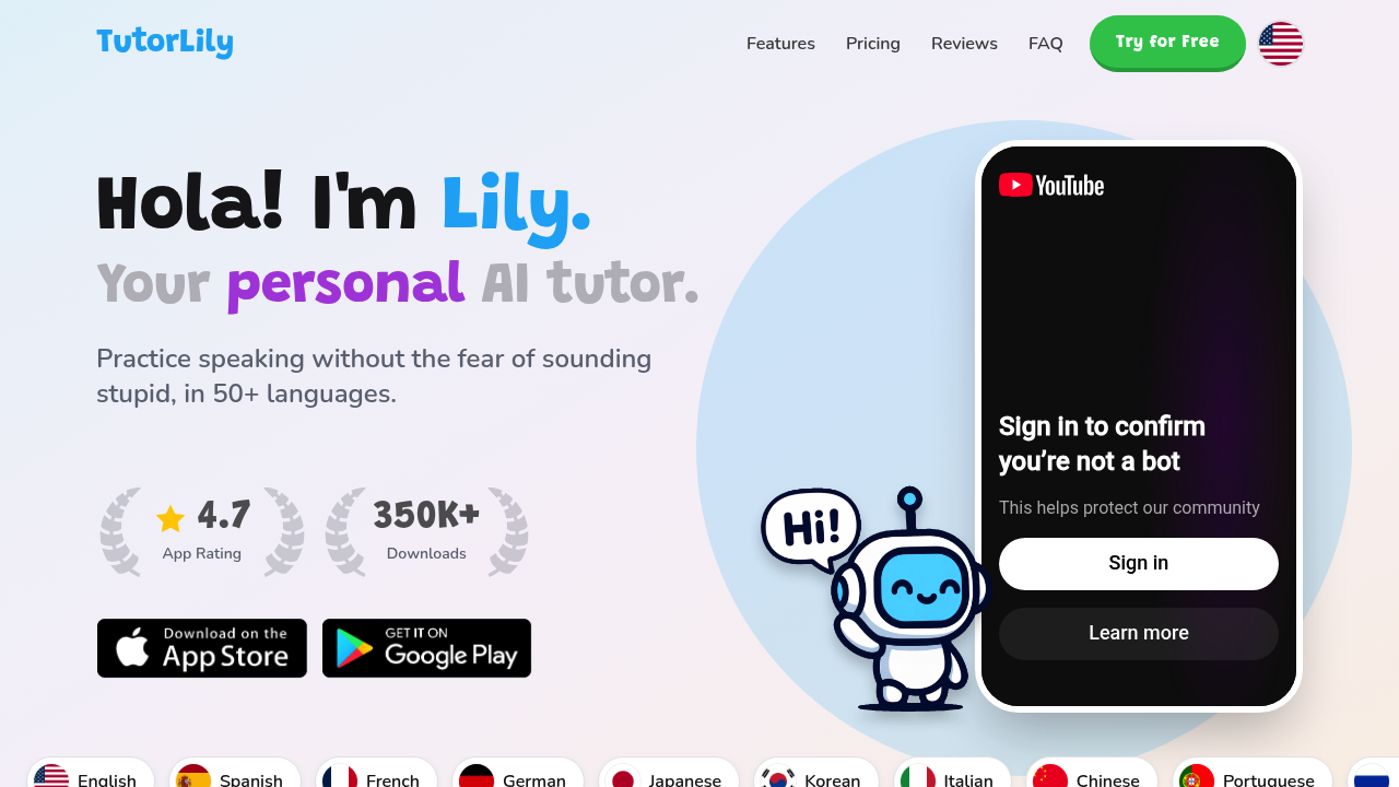 TutorLily screenshot