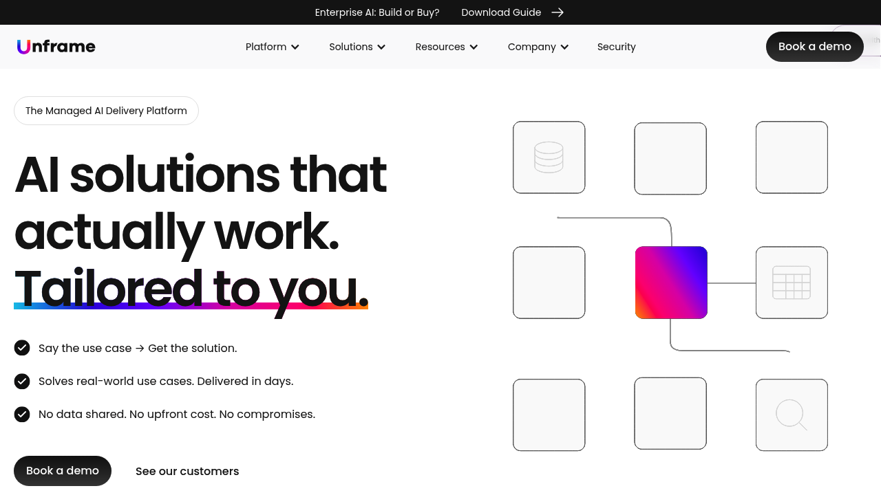Unframe AI screenshot