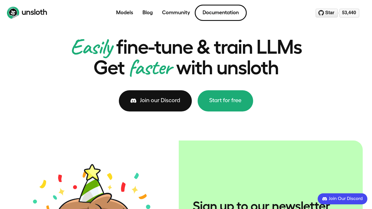 Unsloth AI screenshot