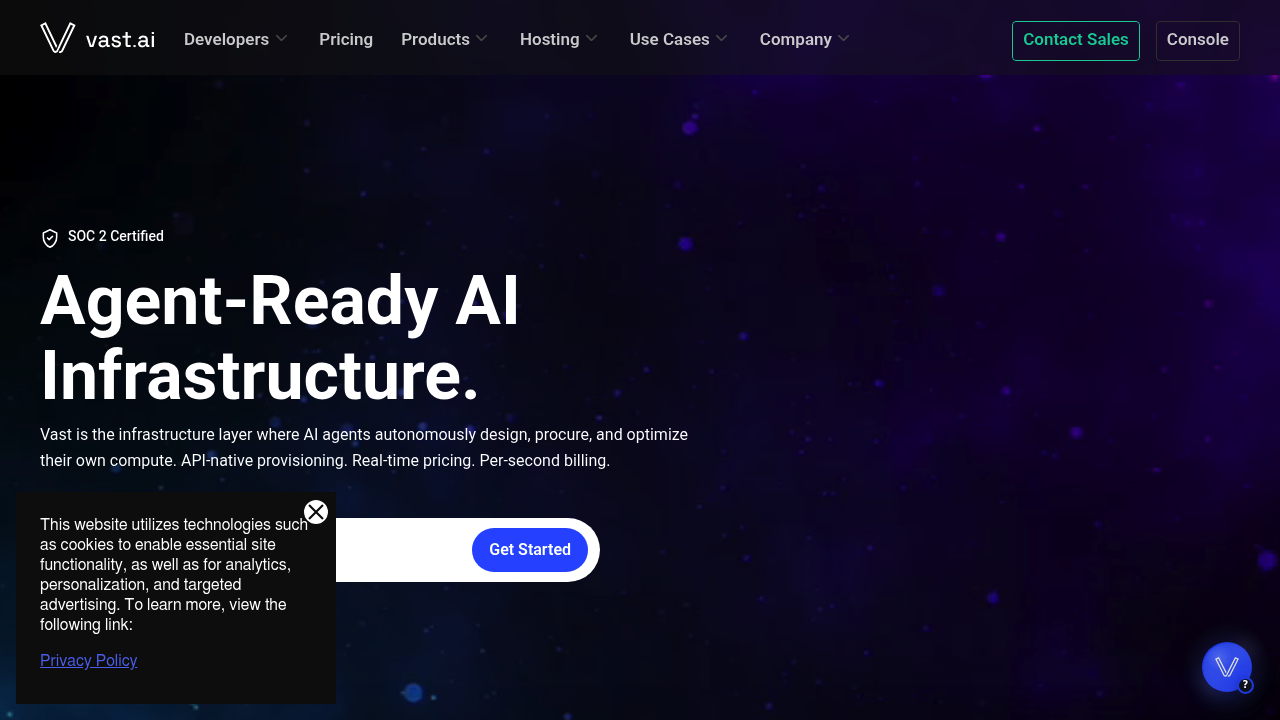 Vast.ai screenshot