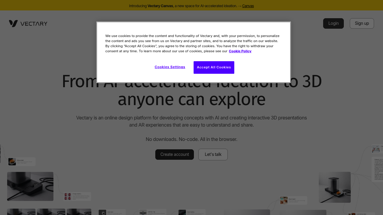 Vectary screenshot