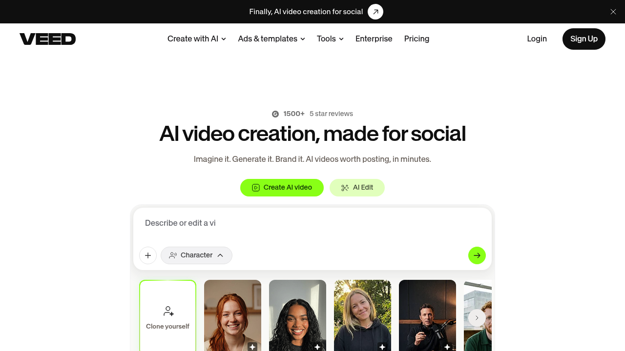 VEED screenshot