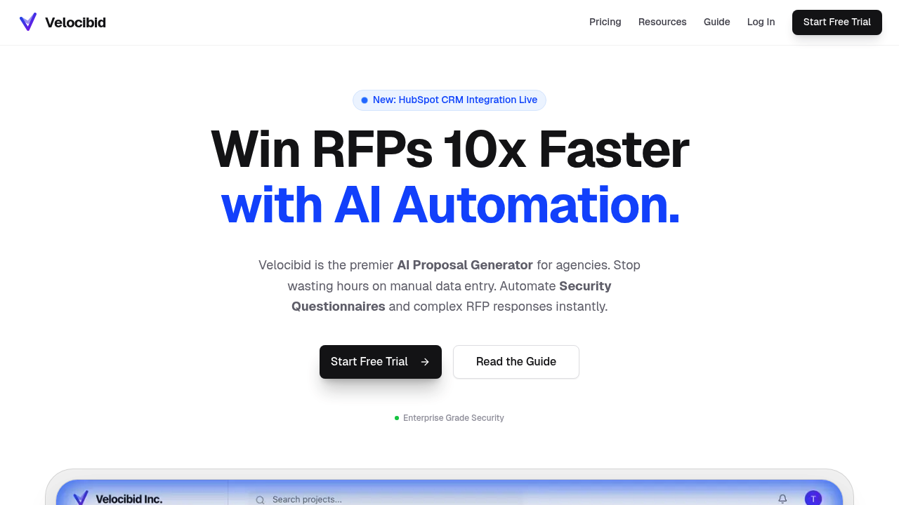 Velocibid screenshot