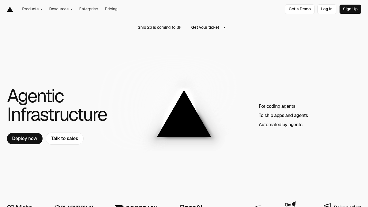 Vercel screenshot