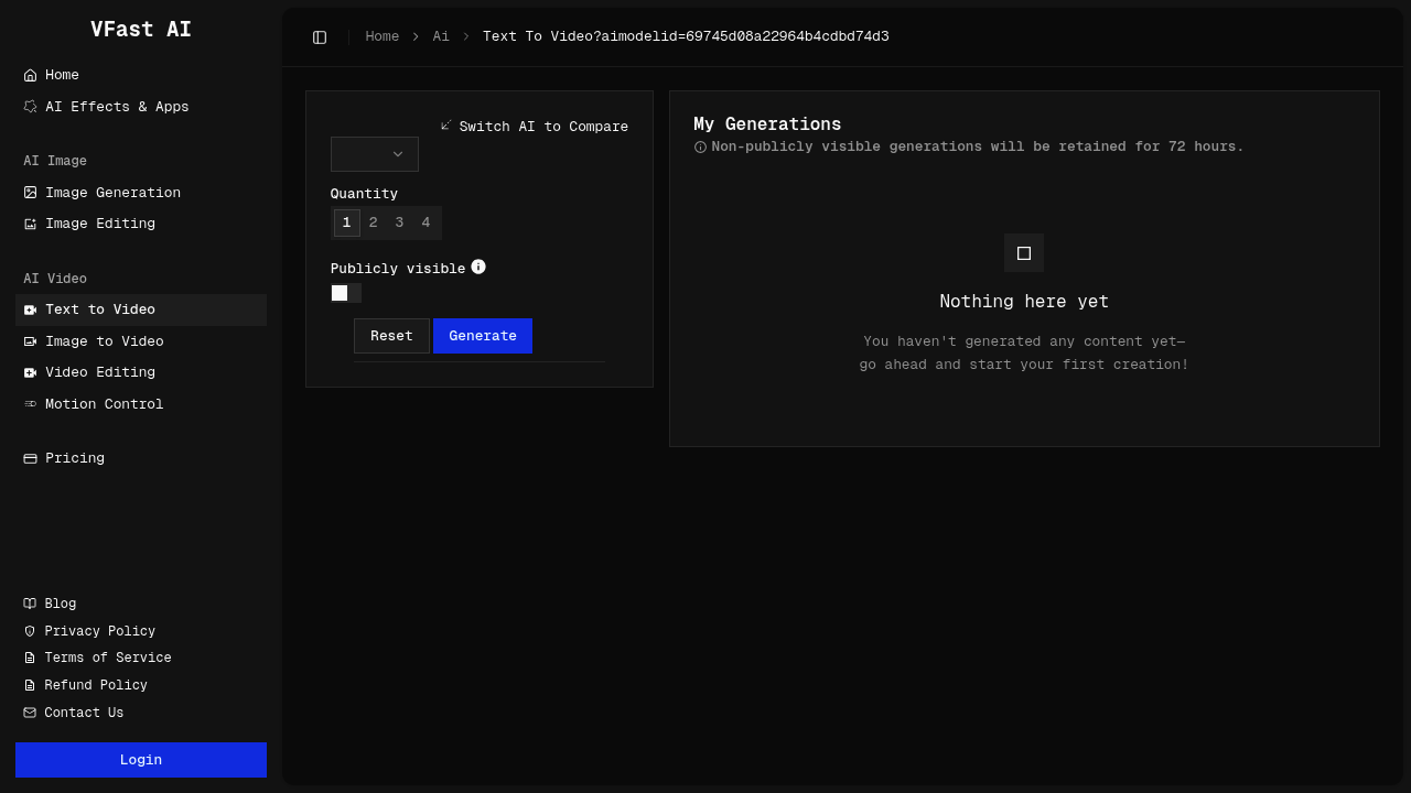 VFast Text2Video screenshot