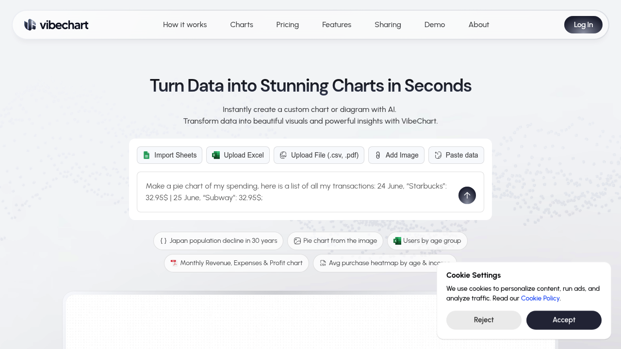 VibeChart screenshot
