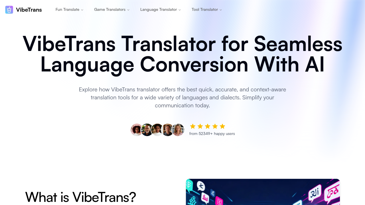 VibeTrans screenshot
