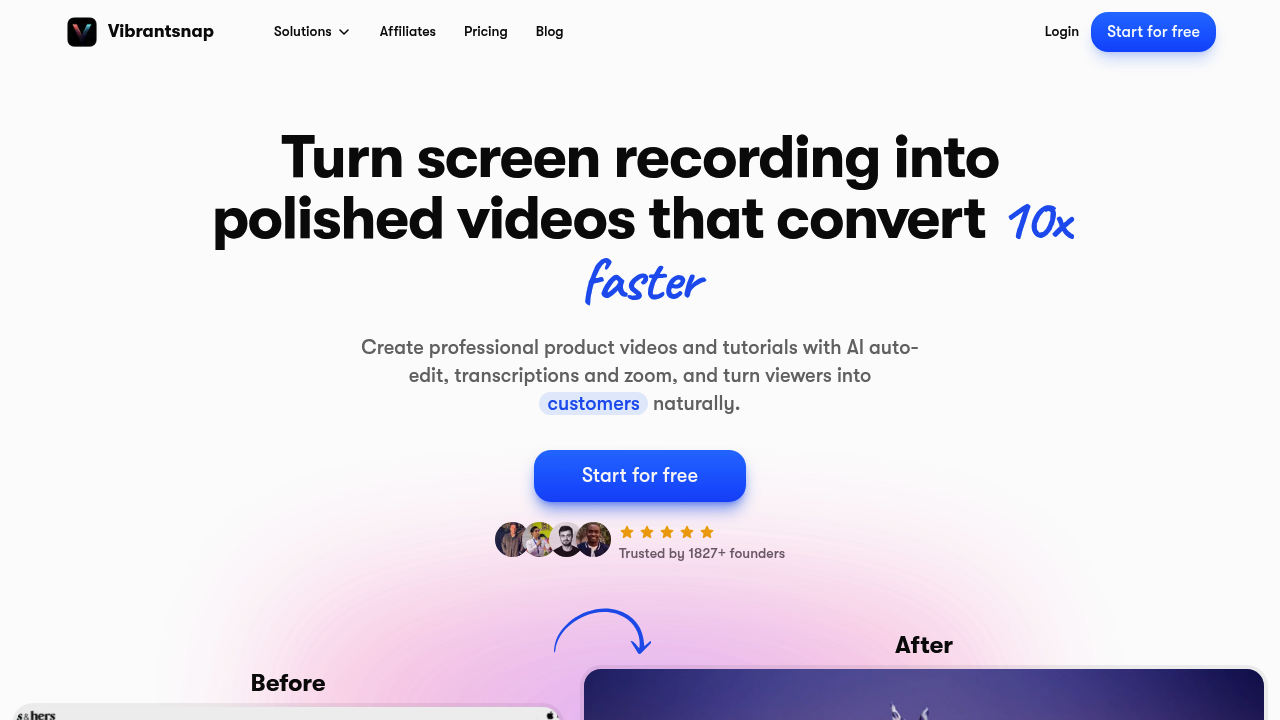 VibrantSnap screenshot
