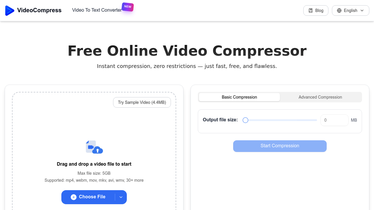 Video Compress AI screenshot