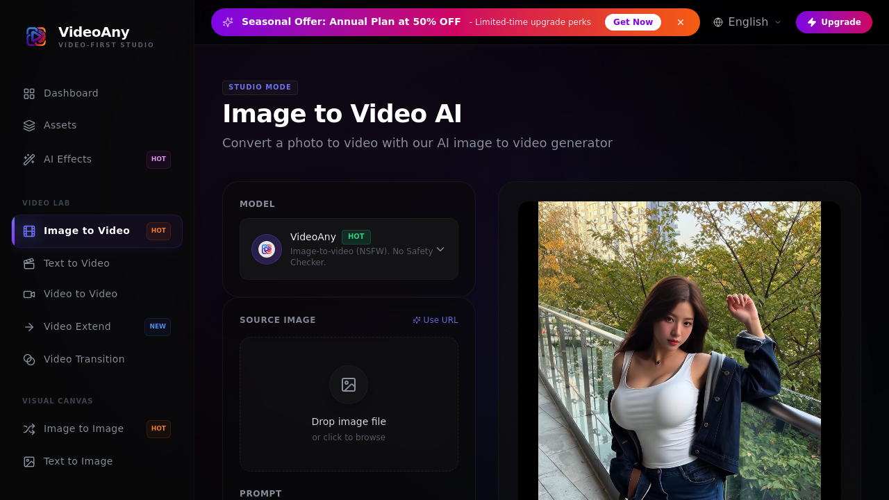 VideoAny Image to Video screenshot